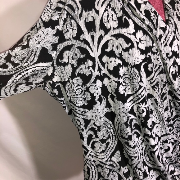 Dress Barn | Paisley Print Dressy Top - Picture 2 of 6